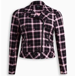 Torrid Size 3 Disney Minnie Mouse Moto Jacket